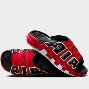 MEN'S NIKE AIR MORE UPTEMPO SLIDE SANDALS